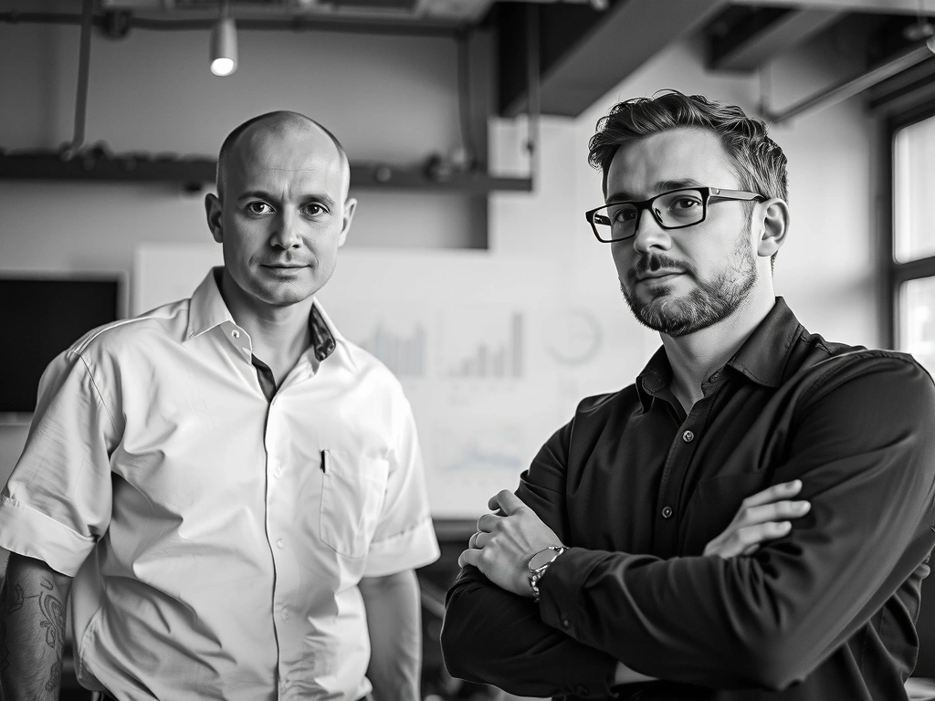 Zakladatelé Growixa v industriálním ateliéru v Praze